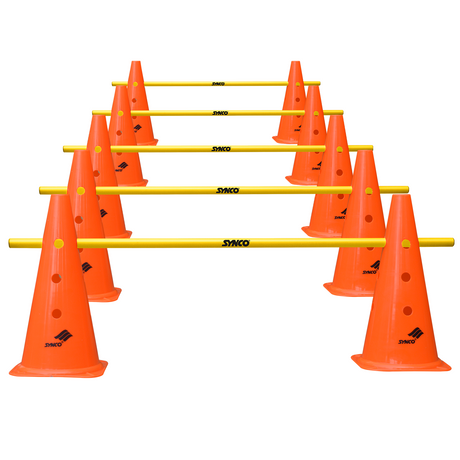Cone Hurdle set (Pack of 5) - Training Equipments by Synco