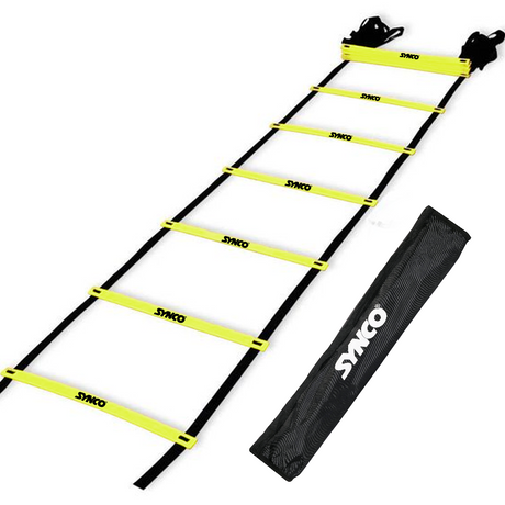 Synco Agility Speed Ladder -Adjustable (4m) Yellow - Training Equipments