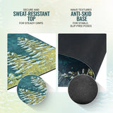 PU & Natural Rubber Yoga Mat - 6mm, Arabian Night