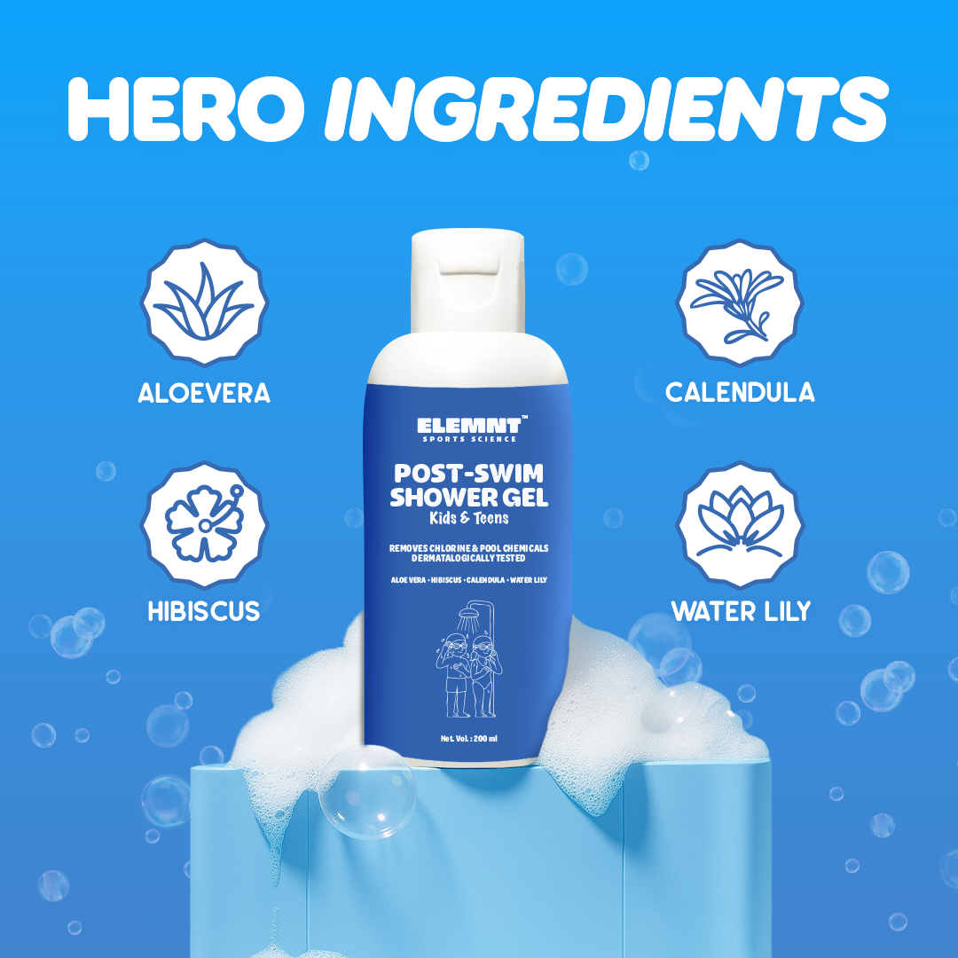 Post-swim shower gel for kids & teens