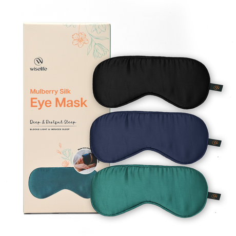 Mulberry Silk Eye Mask (Set of 3 | Wiselife