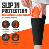 Synco Fusion Shin Guard for Football | Professional Slipin Shin Guard | Medium Size (Pack of 2)