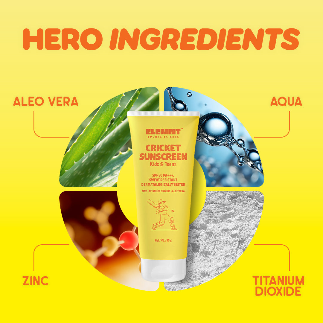 Cricket sunscreen for kids & teens