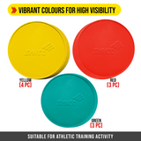 Synco Spot Rubber Markers 8 Inch (Set of 10) Multicolor