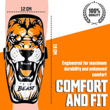 Synco Beast Shin Guard with Velcro Adjustable Strap (Pack of 2)