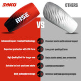 Synco Rise Shin Guard for Football | Slipin Shin Guard | Medium Size (Pack of 2)
