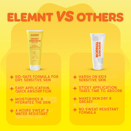 Cricket sunscreen for kids & teens | Elemntlife