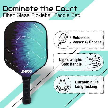 Synco Pickleball Paddle Lightning Blue