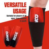 Synco Rise Shin Guard for Football | Slipin Shin Guard | Medium Size (Pack of 2)