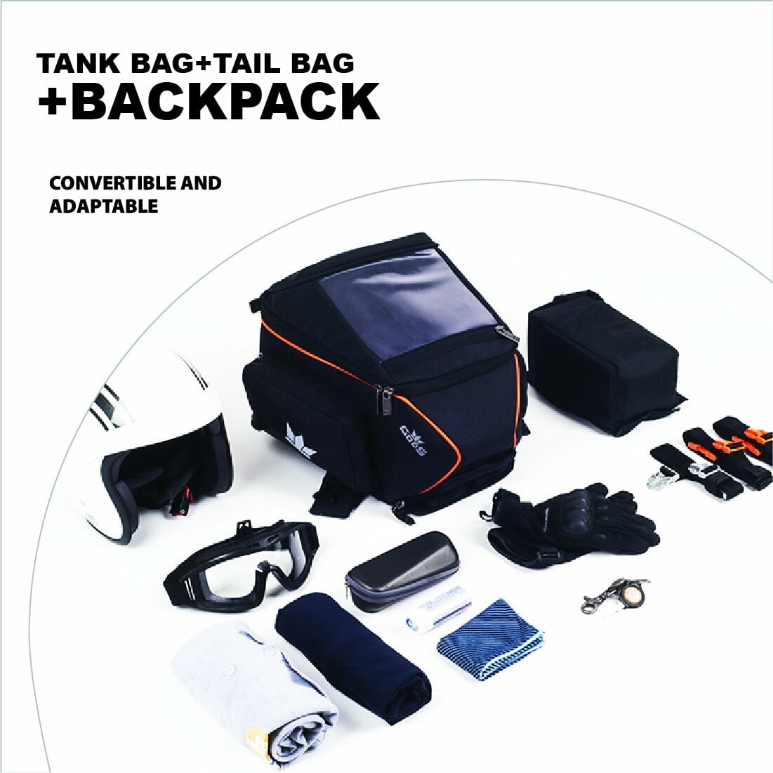 Gods Zeon X - Non-Magnetic Motorcycle Tank Bag