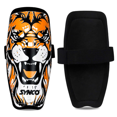 Synco Beast Shin Guard with Velcro Adjustable Strap (Pack of 2)