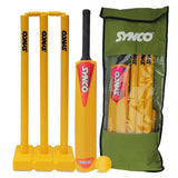 Synco Plastic Cricket set with Ball and Carry bag combo for Age Group | Size-5
