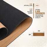 Cork & Natural Rubber Yoga Mat