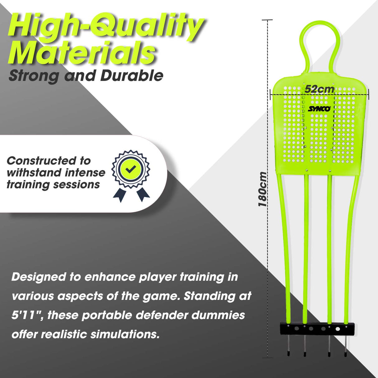 FKM - Free Kick Mannequin for Football Training (5.11 feet)