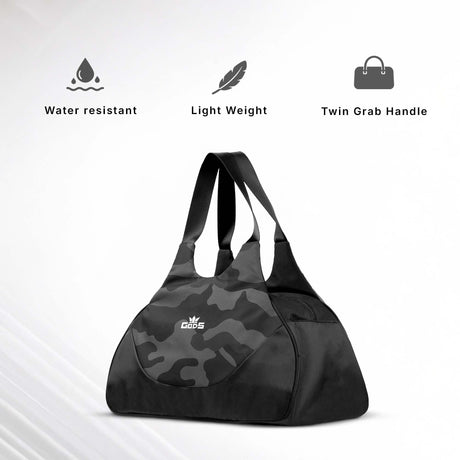 Creed Crypto Black camouflage – Duffle Bag Built for Power, Performance & Durability