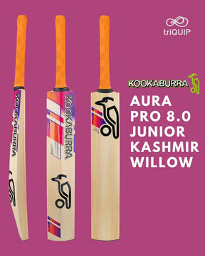 KOOKABURRA Aura Pro 8.0 Junior Kashmir Willow Cricket Bat