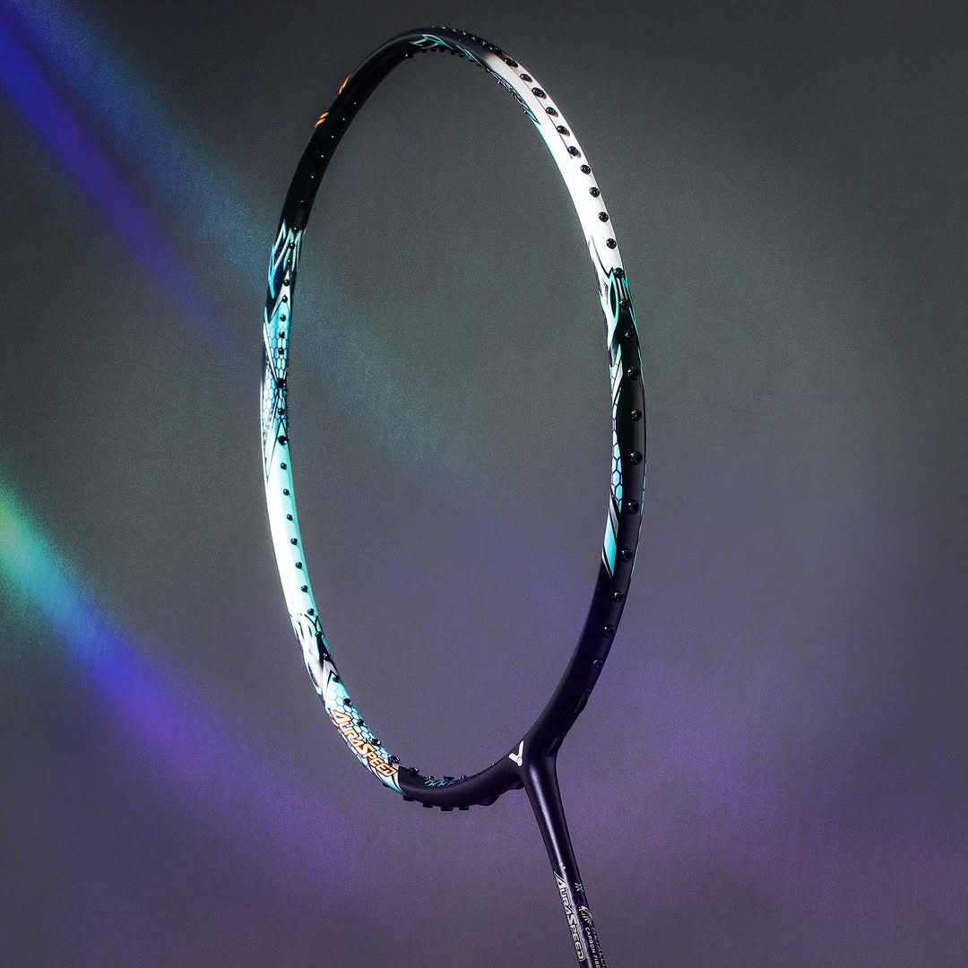 AuraSpeed 90K (ARS-90K) Metallic Badminton Racket (R Tale Turquoise) - Preferred by Anders Antonsen