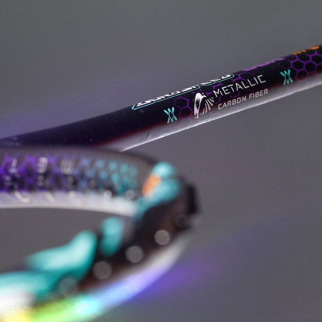 AuraSpeed 90K (ARS-90K) Metallic Badminton Racket (R Tale Turquoise) - Preferred by Anders Antonsen