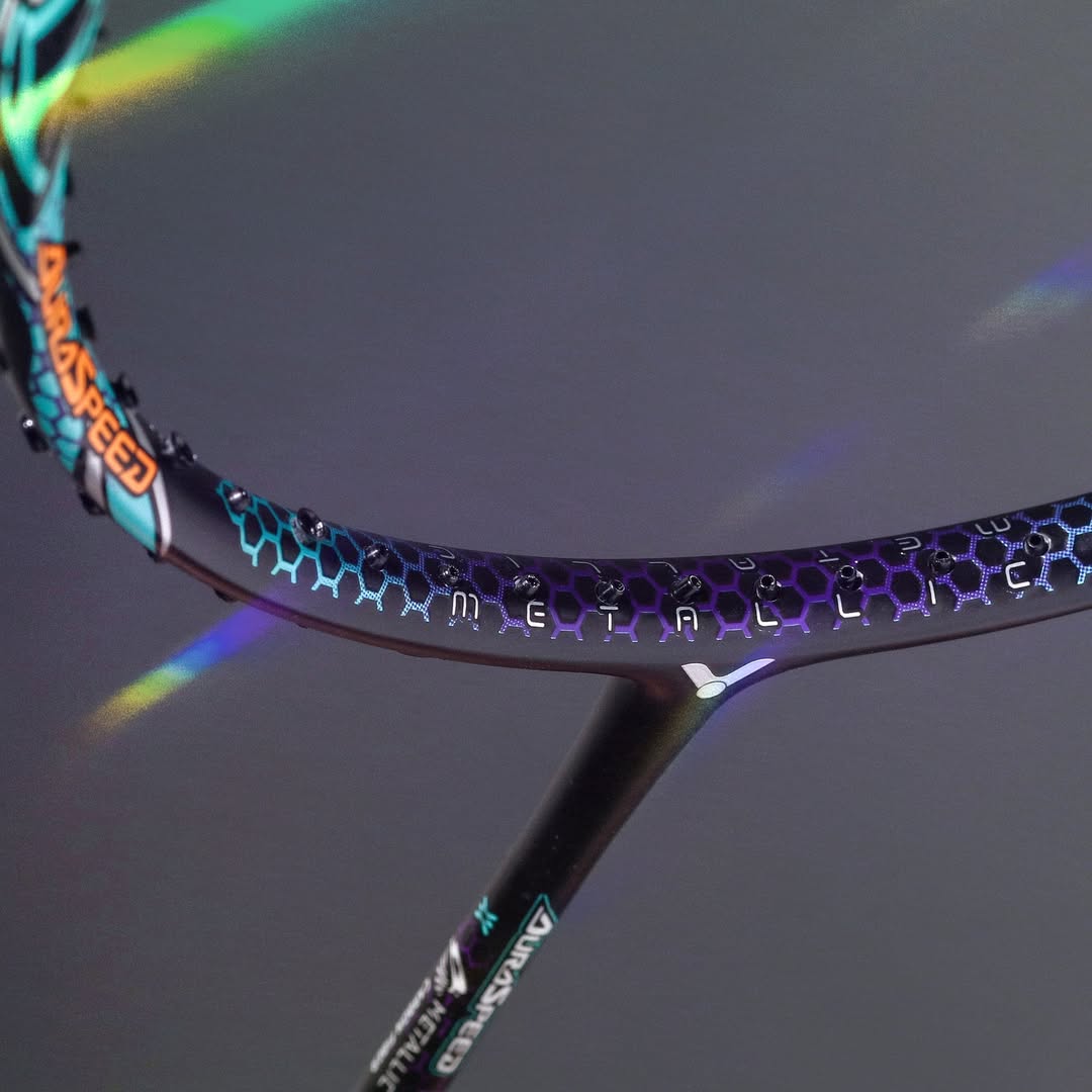 AuraSpeed 90K (ARS-90K) Metallic Badminton Racket (R Tale Turquoise) - Preferred by Anders Antonsen