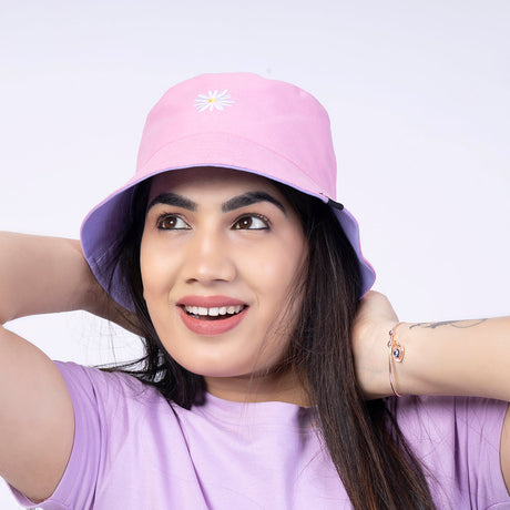 Bucket Hat Dual Colour RSL- Pink-Lilac | Omtex