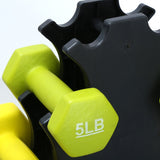 KAKSS Neoprene Workout Fixed Weight Dumbbell With Dumbbell Stand