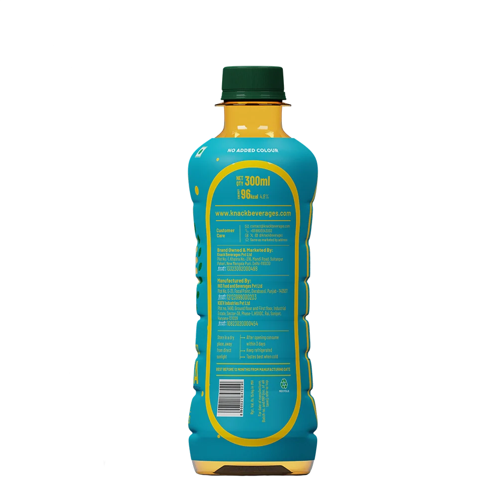 Knack Peach Iced Tea (PET Bottles) 300ml Pack of 12