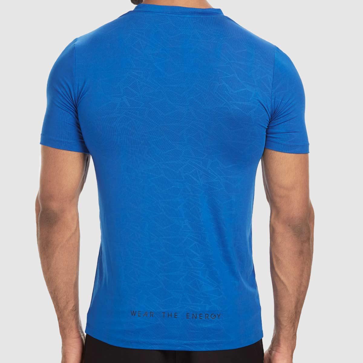V-neck Tee - Electric Blue
