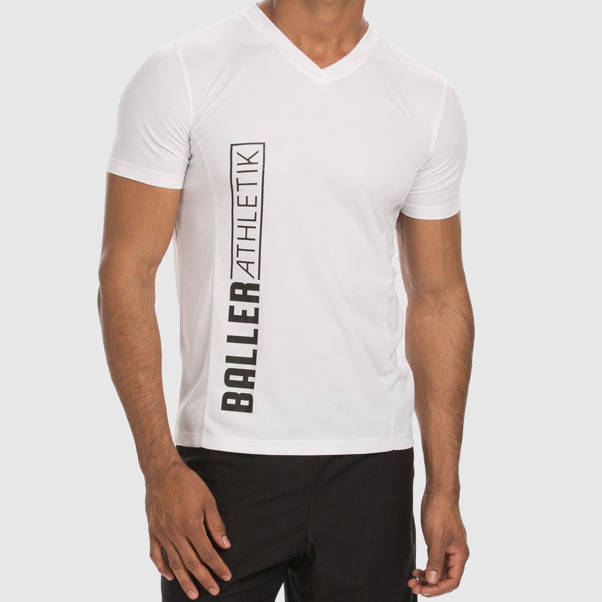 V-neck Tee - White