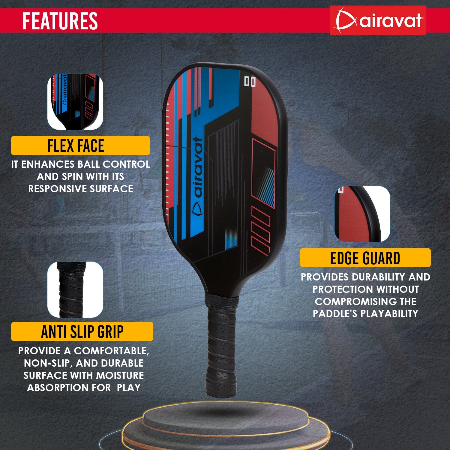 BANG PICKLEBALL PADDLE - 7403 WITH BAG
