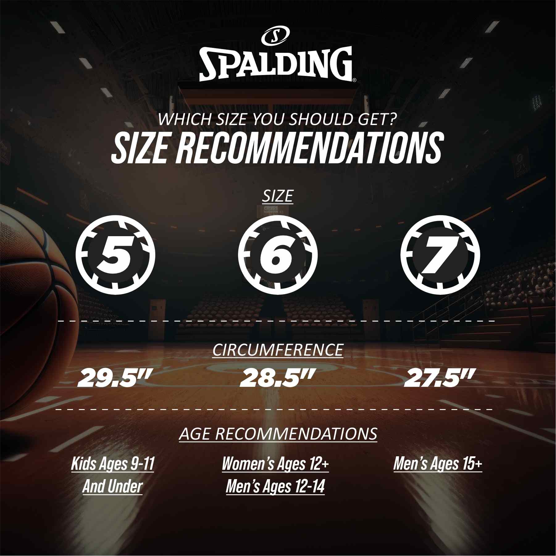 Spalding Crossover Rubber Moulded Indoor/Outdoor Basketball With Rubber Bladder, Brick, (Suitable for Practice/Match/Training) + Free Air Needle