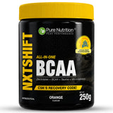 Peak Performance All-in-One BCAA Powder | 2:1:1 BCAA + Electrolytes + Taurine + Micronutrients | Watermelon Flavour| Orange Flavour| 250 g