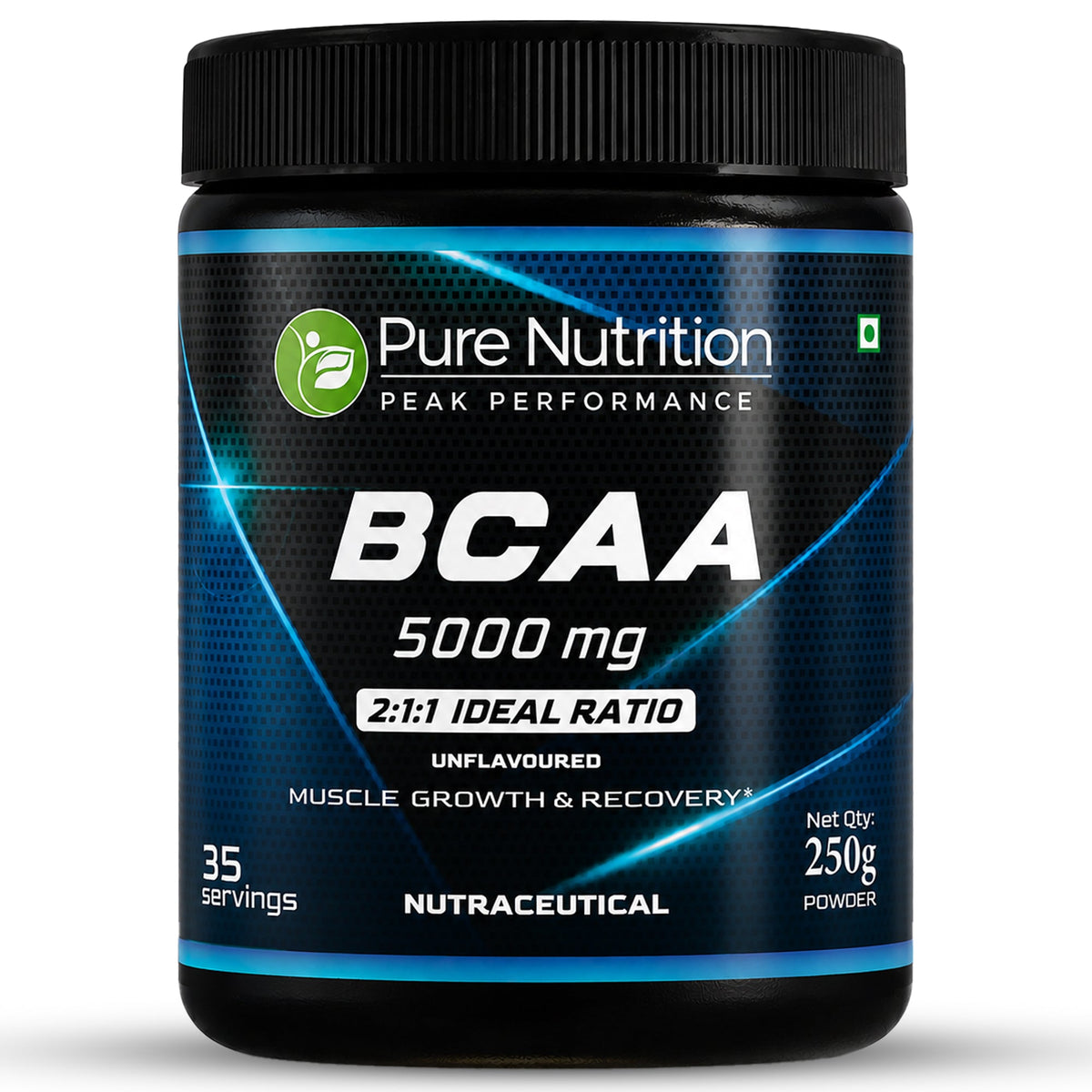 BCAA 5000mg 2:1:1 Ratio | Leucine, Isoleucine & Valine | Unflavoured Powder | Watermelon |Orange - Nutrition by Pure Nutrition