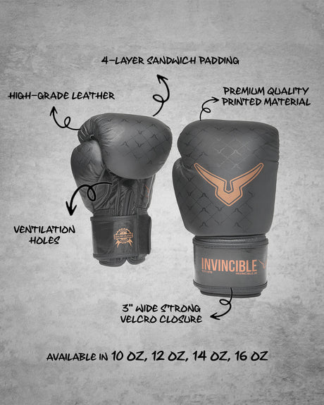 Invincible Special Edition Muay Thai Pro Boxing Gloves | K.L. Mahajan & Sons (Invincible)
