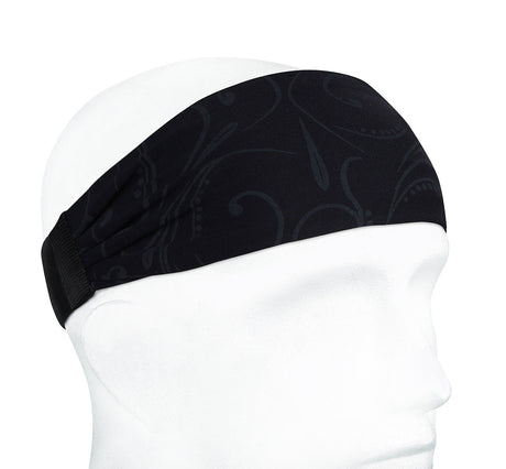 Sports Headband For Men and Women (Black Pattern)