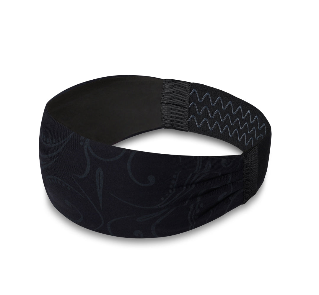Sports Headband For Men and Women (Black Pattern)