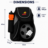 Synco Blaze Football Bag (Black)