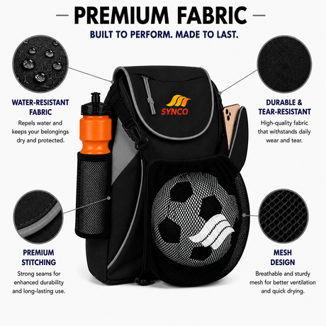 Synco Blaze Football Bag (Black)