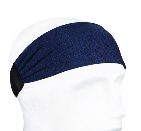 Sports Headband For Men and Women (Blue Melange)