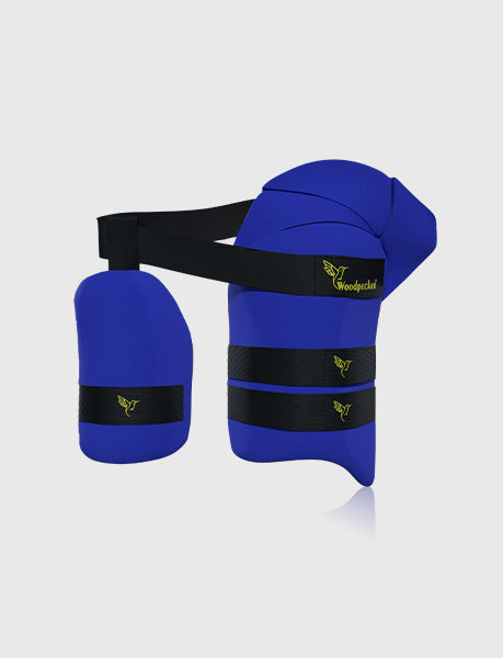 Woodpecker Armour X Cricket Thigh Guard (Players) Blue Orange