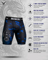 Invincible Men's Dragon Tight Shorts