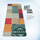 Microfiber & Natural Rubber Yoga Mat - 6mm