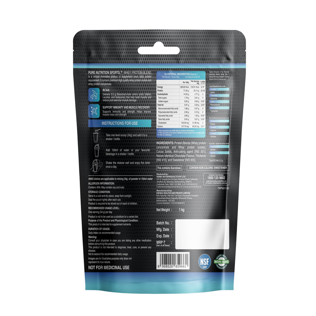 Strength Combo: Creatine Monohydrate + Whey Protein Blend