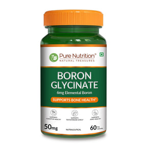 Boron Glycinate 6mg – Bone Strength, Hormone & Mineral Support - Nutrition by Pure Nutrition