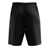 Black Casual Men Basketball Shorts with Pockets for Running Workout Activewear