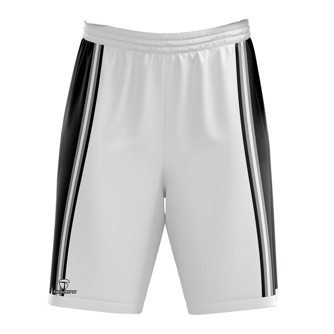 Basketball Shorts for Men | White Black Sports Shorts for Kids