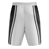 Basketball Shorts for Men | White Black Sports Shorts for Kids