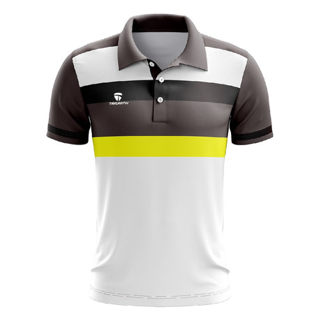 Men Badminton T-Shirt | Polo Neck Sports Jersey | Triumph