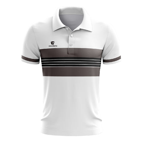 Badminton T Shirt Black and White for Men | Boys Sports Jersey | Triumph