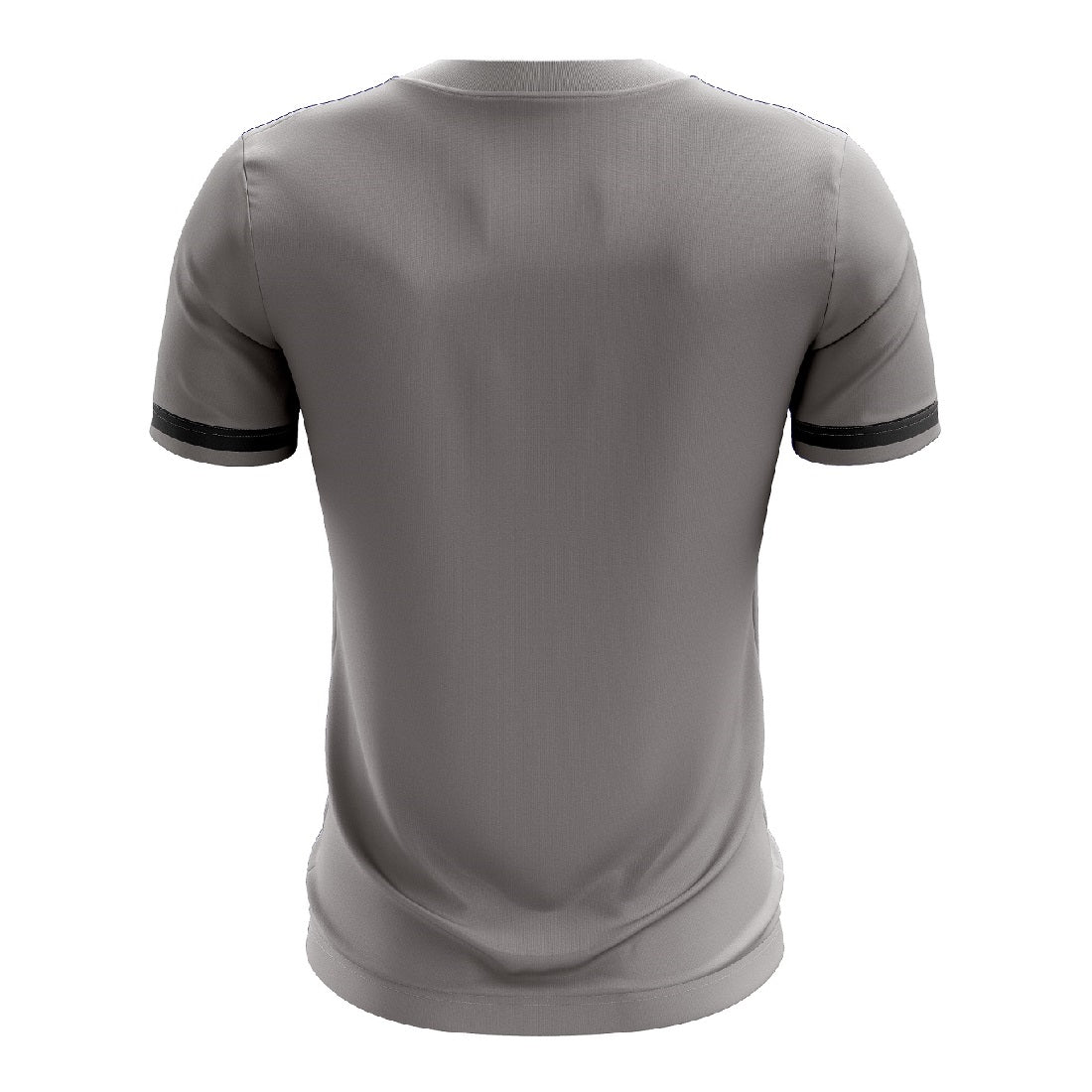 Men’s Grey Badminton T-Shirt Regular Fit for Sports Player Jersey