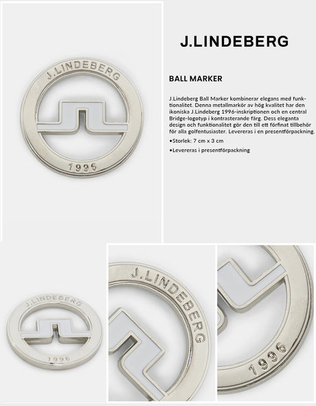 J Lindeberg Bridge Ball Marker - White